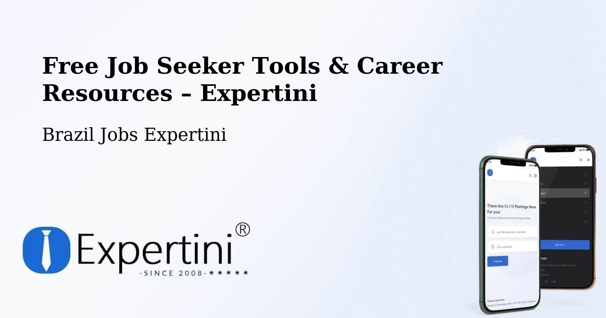 Free Job Seeker Tools & Career Resources – Capim - Capim, Brazil Jobs Expertini