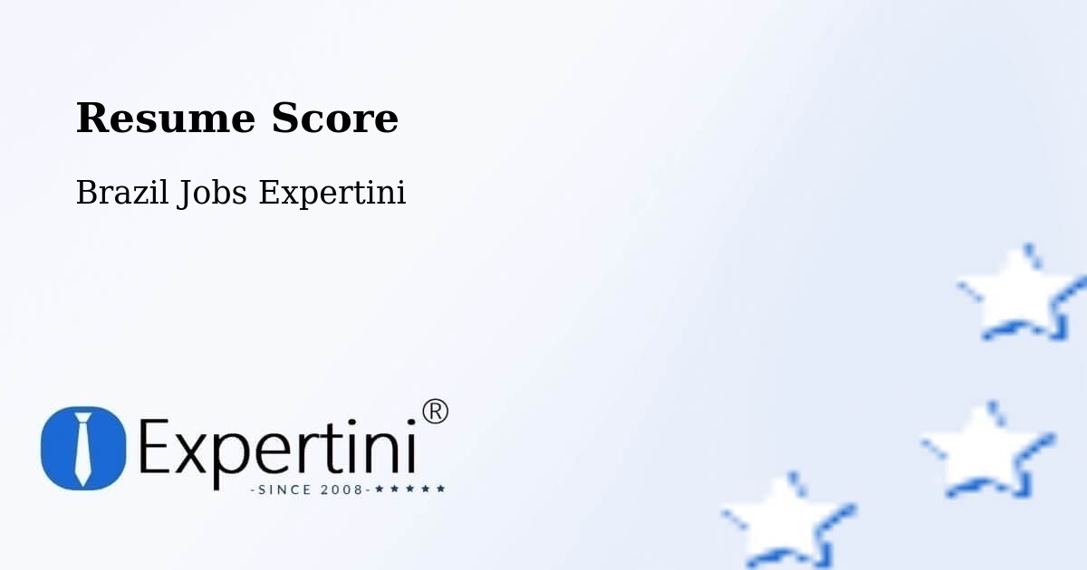 Resume Score & Job Description Match Tool – Capim - Brazil Jobs Expertini